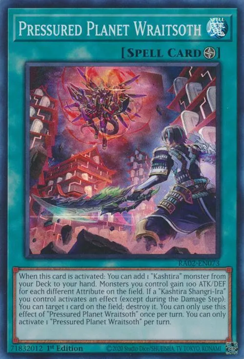 Planète Pressurisée Wraitsoth — 25th Anniversary Rarity Collection II — Yu-Gi-Oh!