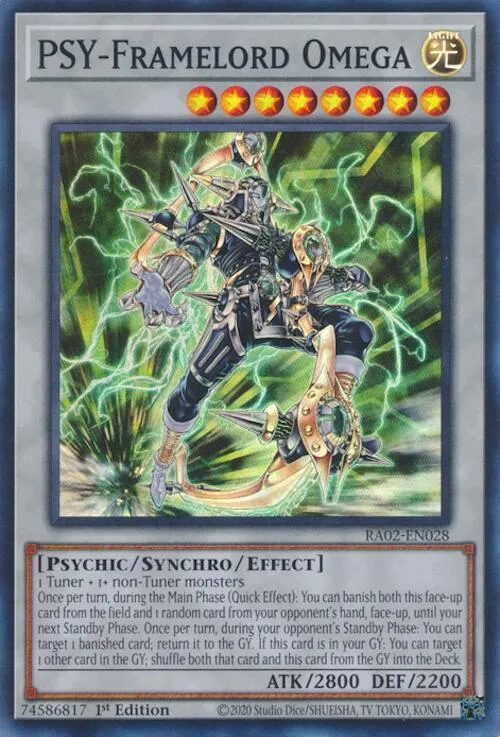 PSY-Framelord Omega — 25th Anniversary Rarity Collection II — Yu-Gi-Oh!
