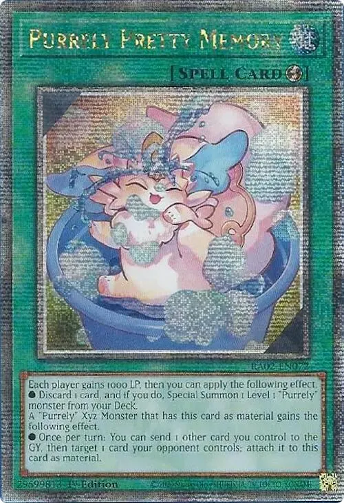 Purrely Pretty Memory — 25th Anniversary Rarity Collection II — Yu-Gi-Oh!