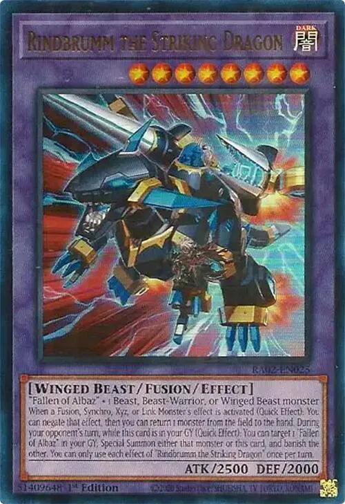 Rindbrumm the Striking Dragon — 25th Anniversary Rarity Collection II — Yu-Gi-Oh!