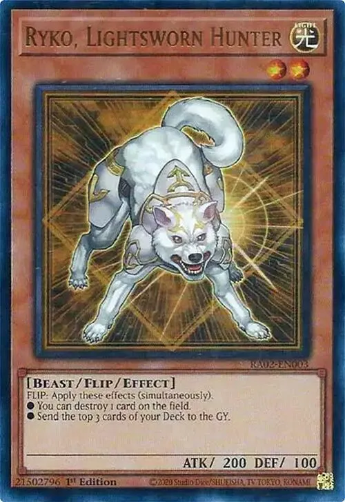 Ryko, Lightsworn Hunter — 25th Anniversary Rarity Collection II — Yu-Gi-Oh!