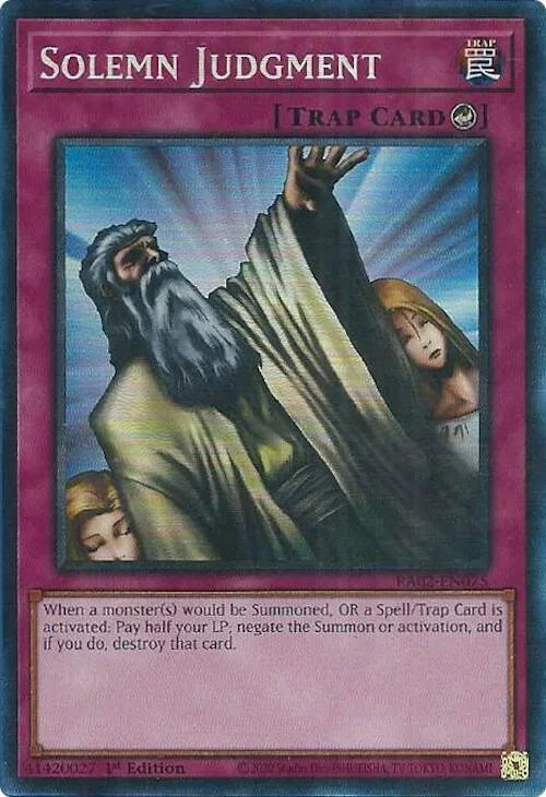 Solemn Judgment — 25th Anniversary Rarity Collection II — Yu-Gi-Oh!