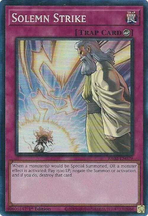 Solemn Strike — 25th Anniversary Rarity Collection II — Yu-Gi-Oh!