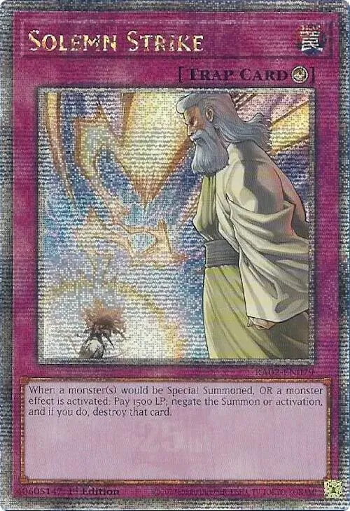 Solemn Strike — 25th Anniversary Rarity Collection II — Yu-Gi-Oh!