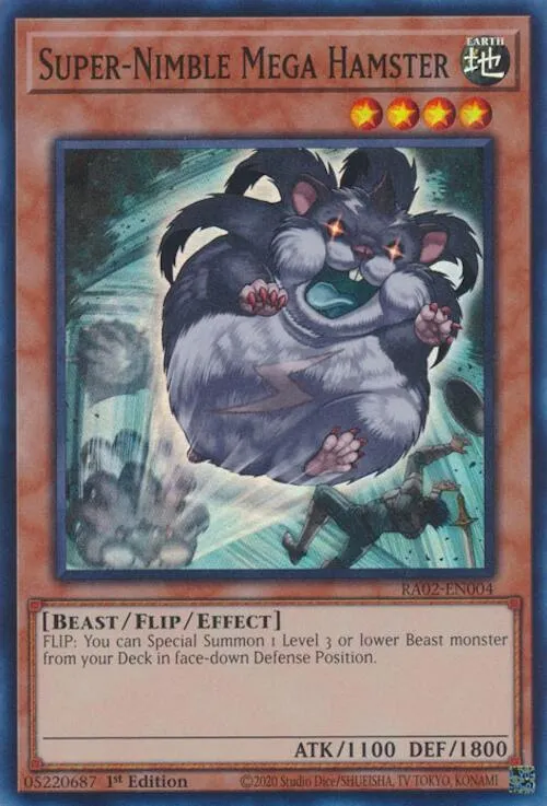 Super-Nimble Mega Hamster — 25th Anniversary Rarity Collection II — Yu-Gi-Oh!