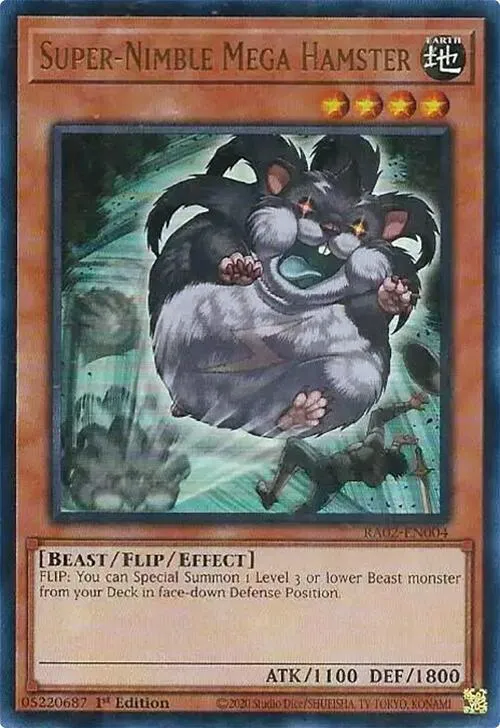 Super-Nimble Mega Hamster — 25th Anniversary Rarity Collection II — Yu-Gi-Oh!
