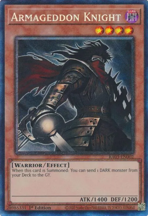 Armageddon Knight from Quarter Century Bonanza - Yu-Gi-Oh!