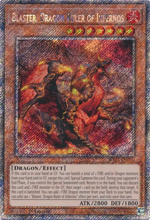 Blaster, Dragon Ruler of Infernos — Quarter Century Bonanza — Yu-Gi-Oh!