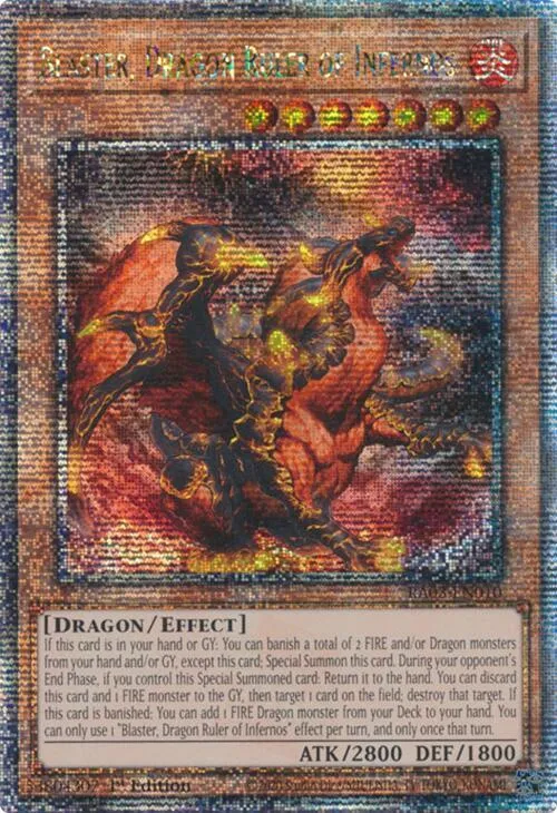 Blaster, Dragon Ruler of Infernos — Quarter Century Bonanza — Yu-Gi-Oh!