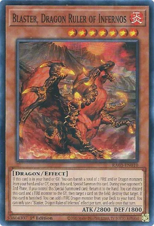 Blaster, Dragon Ruler of Infernos — Quarter Century Bonanza — Yu-Gi-Oh!