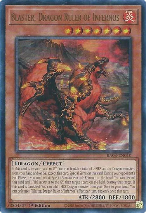 Blaster, Dragon Ruler of Infernos — Quarter Century Bonanza — Yu-Gi-Oh!