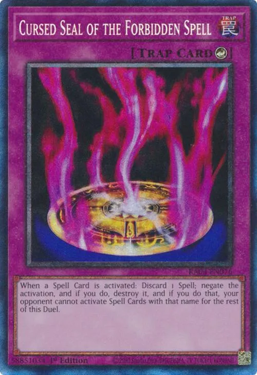 Cursed Seal of the Forbidden Spell from Quarter Century Bonanza - Yu-Gi-Oh!