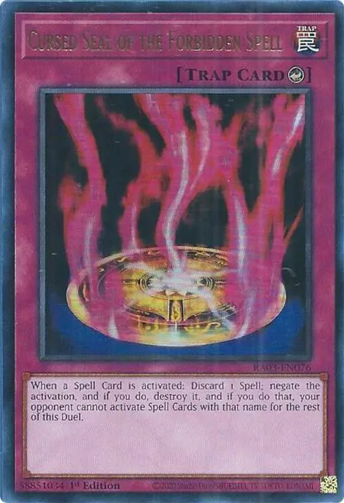 Cursed Seal of the Forbidden Spell — Quarter Century Bonanza — Yu-Gi-Oh!