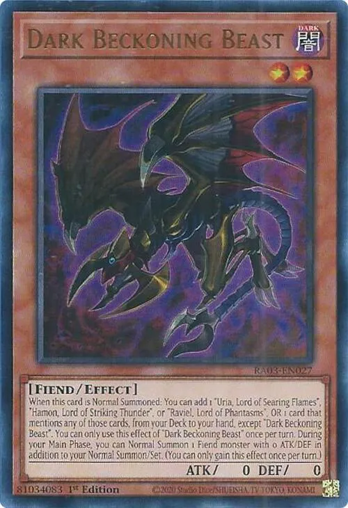 Dark Beckoning Beast — Quarter Century Bonanza — Yu-Gi-Oh!
