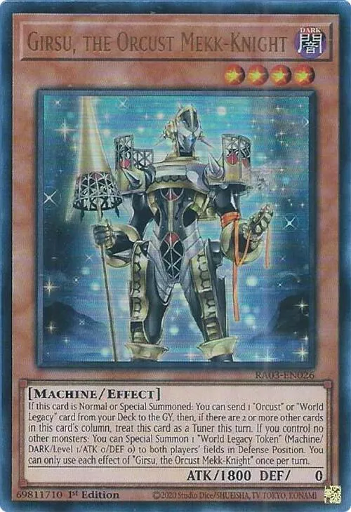 Girsu, the Orcust Mekk-Knight from Quarter Century Bonanza - Yu-Gi-Oh!