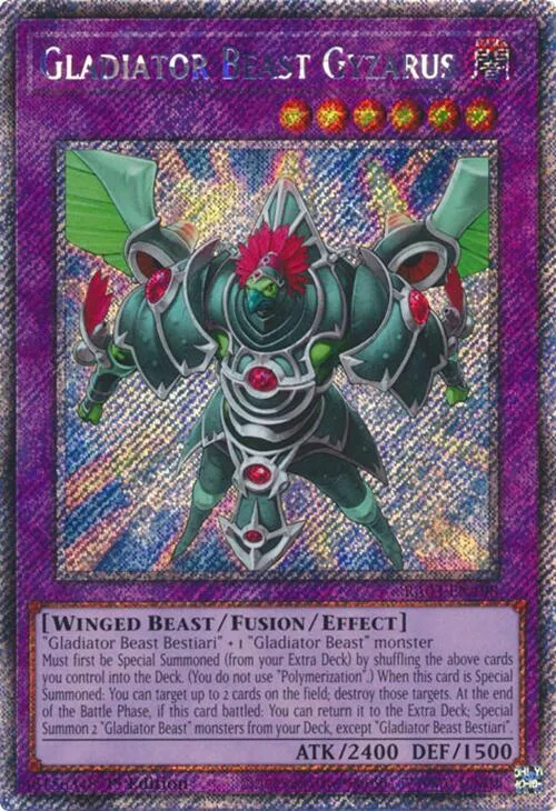 Gladiator Beast Gyzarus — Quarter Century Bonanza — Yu-Gi-Oh!