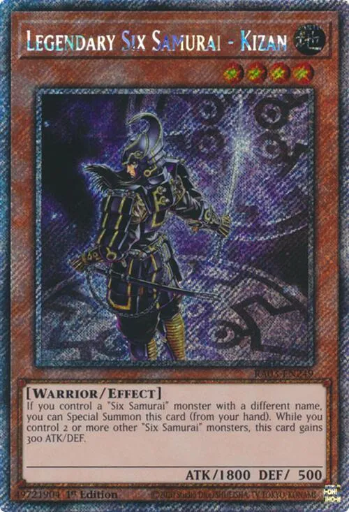 Legendary Six Samurai - Kizan — Quarter Century Bonanza — Yu-Gi-Oh!