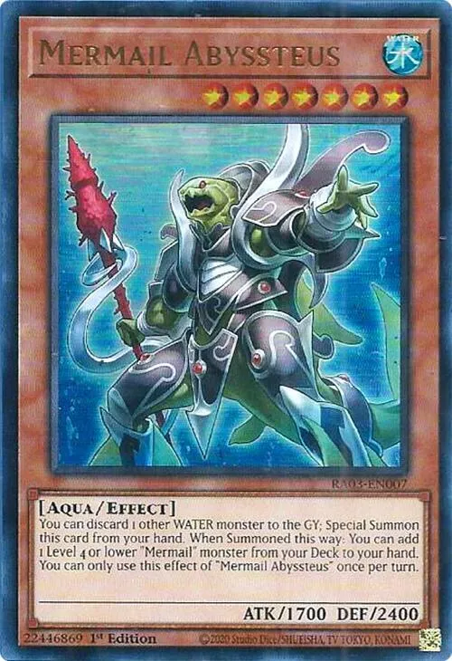 Mermail Abyssteus — Quarter Century Bonanza — Yu-Gi-Oh!