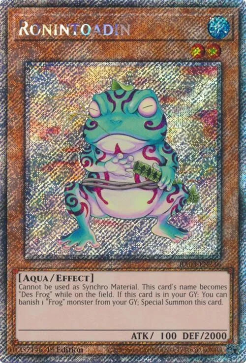 Ronintoadin — Quarter Century Bonanza — Yu-Gi-Oh!
