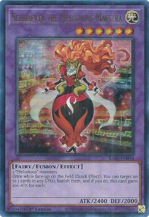 Schuberta the Melodious Maestra — Quarter Century Bonanza — Yu-Gi-Oh!