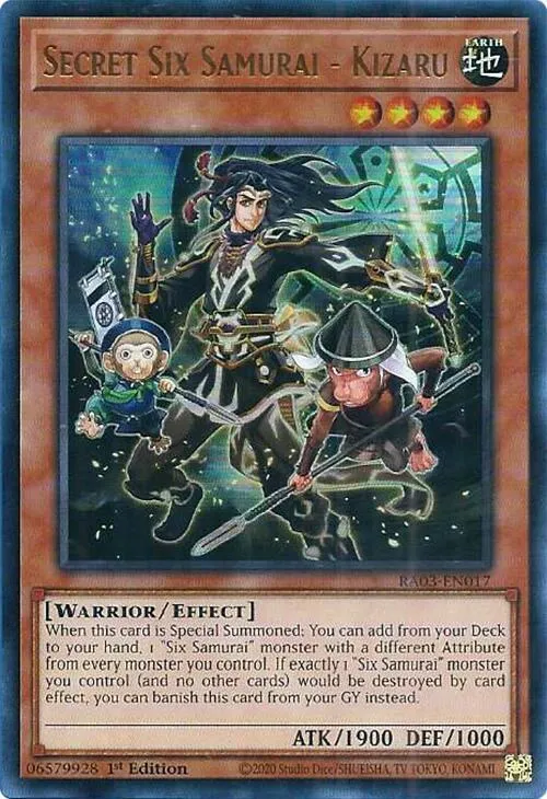 Secret Six Samurai - Kizaru — Quarter Century Bonanza — Yu-Gi-Oh!