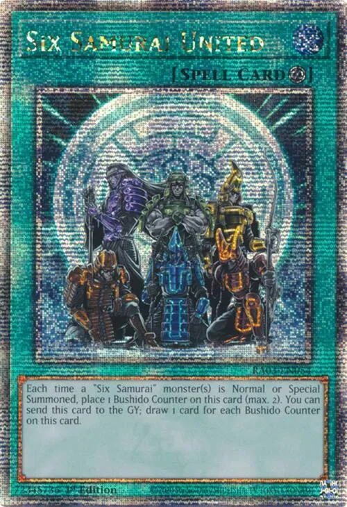 Six Samurai United — Quarter Century Bonanza — Yu-Gi-Oh!