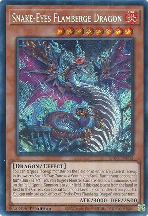 Snake-Eyes Flamberge Dragon — Quarter Century Bonanza — Yu-Gi-Oh!
