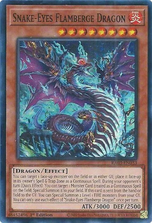 Snake-Eyes Flamberge Dragon — Quarter Century Bonanza — Yu-Gi-Oh!