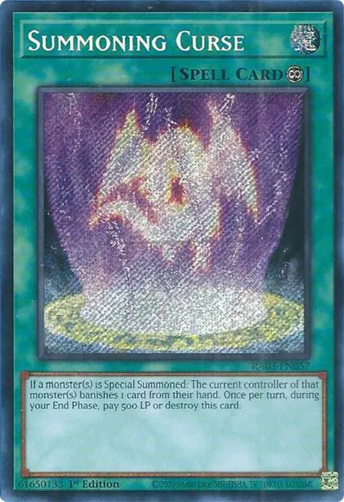 Summoning Curse — Quarter Century Bonanza — Yu-Gi-Oh!