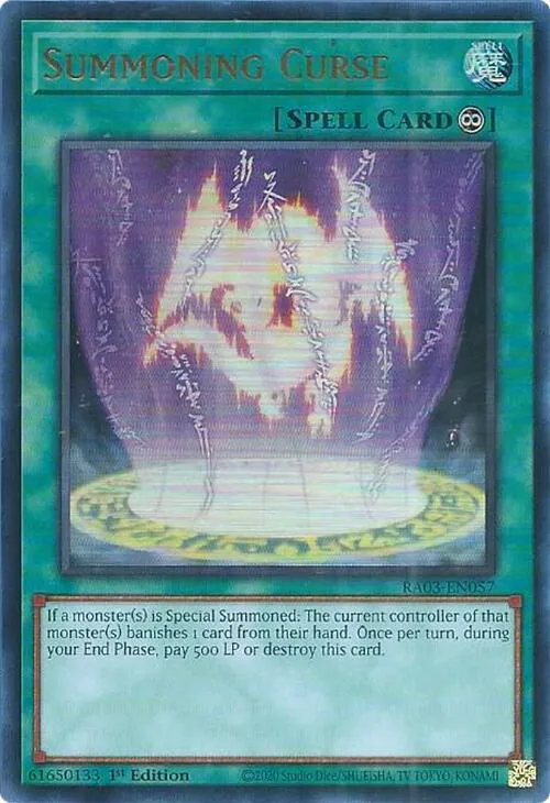 Summoning Curse — Quarter Century Bonanza — Yu-Gi-Oh!