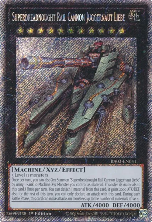 Superdreadnought Rail Cannon Juggernaut Liebe — Quarter Century Bonanza — Yu-Gi-Oh!