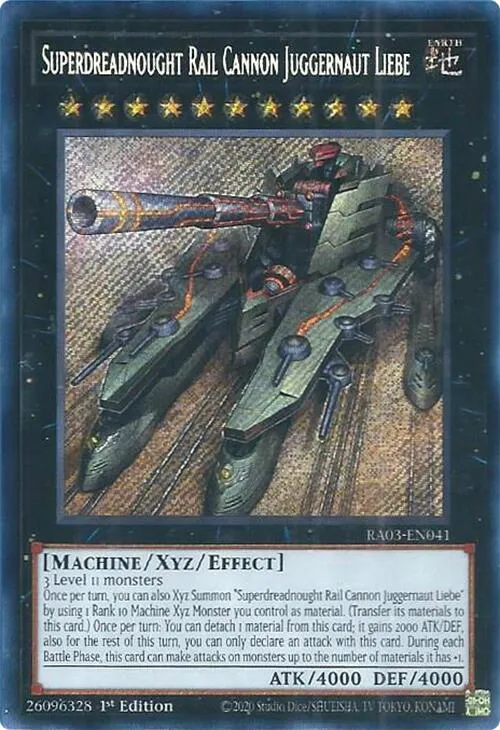 Superdreadnought Rail Cannon Juggernaut Liebe — Quarter Century Bonanza — Yu-Gi-Oh!