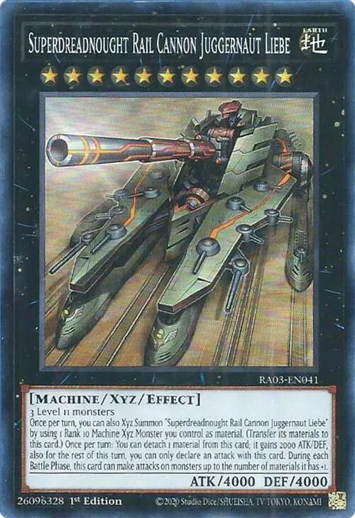 Superdreadnought Rail Cannon Juggernaut Liebe — Quarter Century Bonanza — Yu-Gi-Oh!
