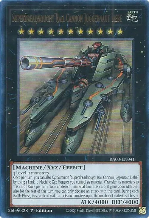 Superdreadnought Rail Cannon Juggernaut Liebe — Quarter Century Bonanza — Yu-Gi-Oh!