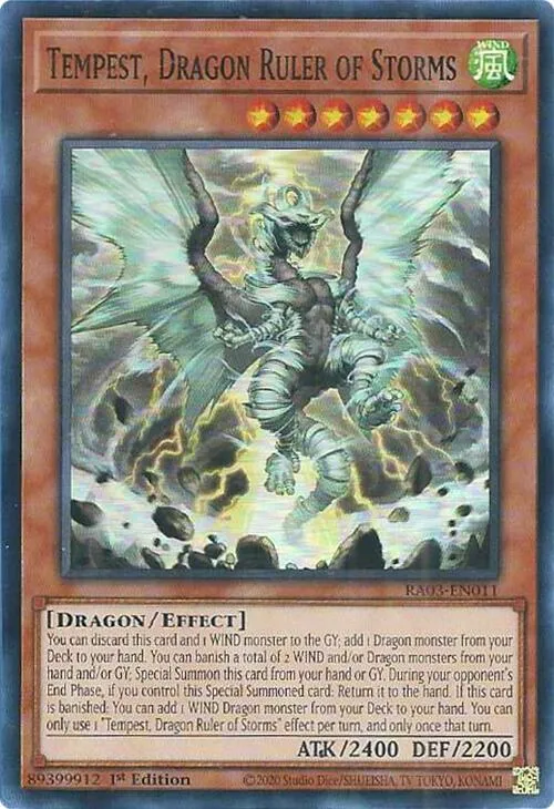 Tempest, Dragon Ruler of Storms — Quarter Century Bonanza — Yu-Gi-Oh!