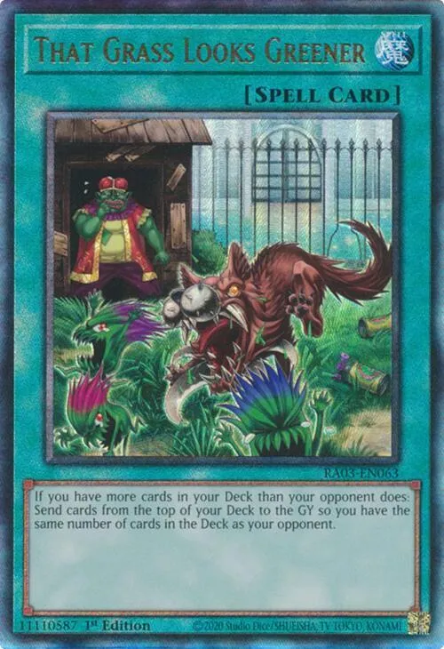 L'Herbe a l'Air plus Verte — Quarter Century Bonanza — Yu-Gi-Oh!