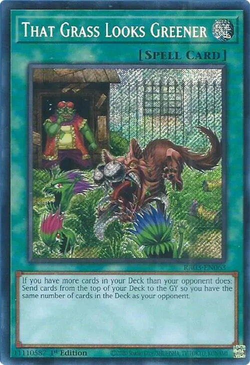 L'Herbe a l'Air plus Verte from Quarter Century Bonanza - Yu-Gi-Oh!