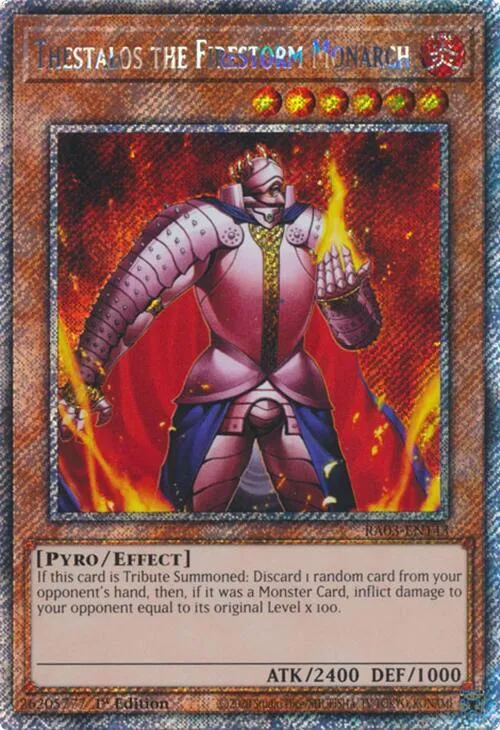 Thestalos the Firestorm Monarch — Quarter Century Bonanza — Yu-Gi-Oh!