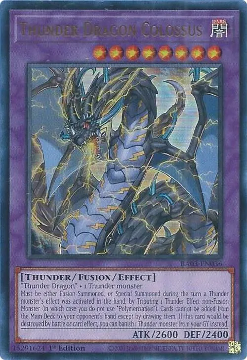 Thunder Dragon Colossus — Quarter Century Bonanza — Yu-Gi-Oh!