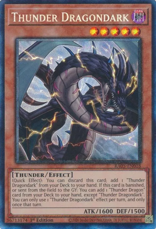 Thunder Dragondark from Quarter Century Bonanza - Yu-Gi-Oh!