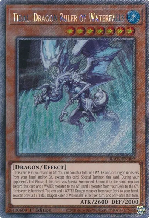 Tidal, Dragon Ruler of Waterfalls — Quarter Century Bonanza — Yu-Gi-Oh!