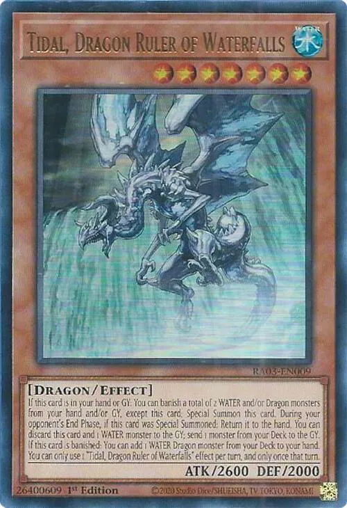 Tidal, Dragon Ruler of Waterfalls — Quarter Century Bonanza — Yu-Gi-Oh!