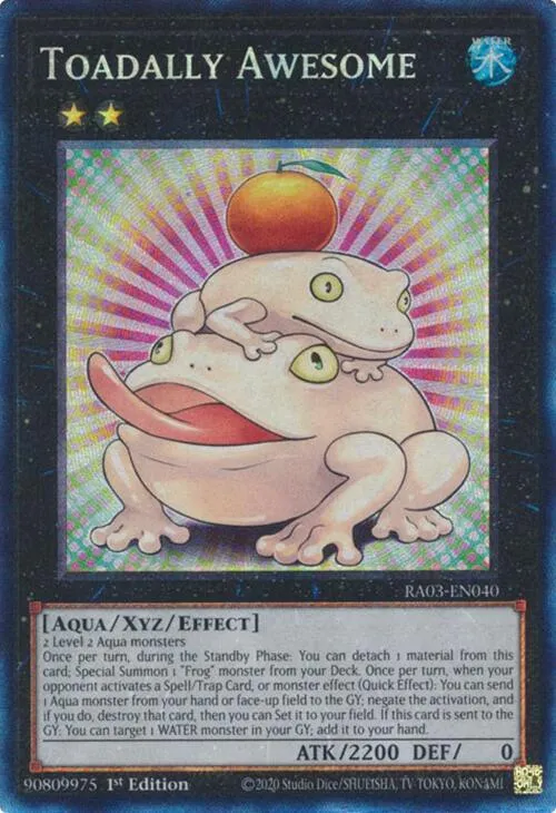 Toadally Awesome — Quarter Century Bonanza — Yu-Gi-Oh!