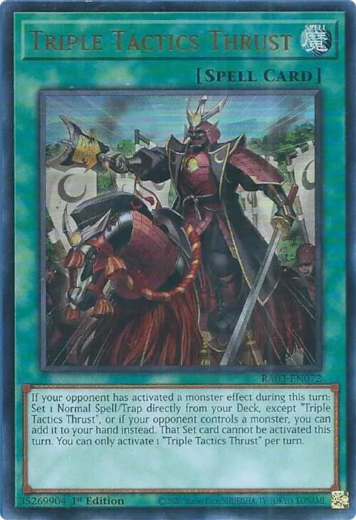 Triple Tactics Thrust — Quarter Century Bonanza — Yu-Gi-Oh!