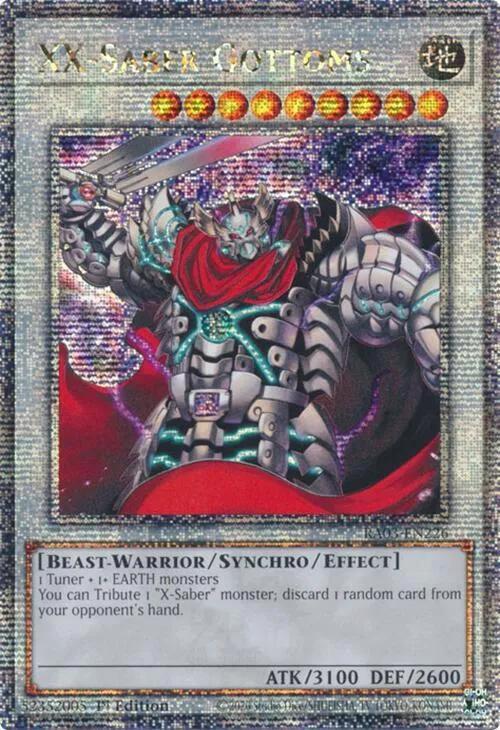 XX-Saber Gottoms — Quarter Century Bonanza — Yu-Gi-Oh!