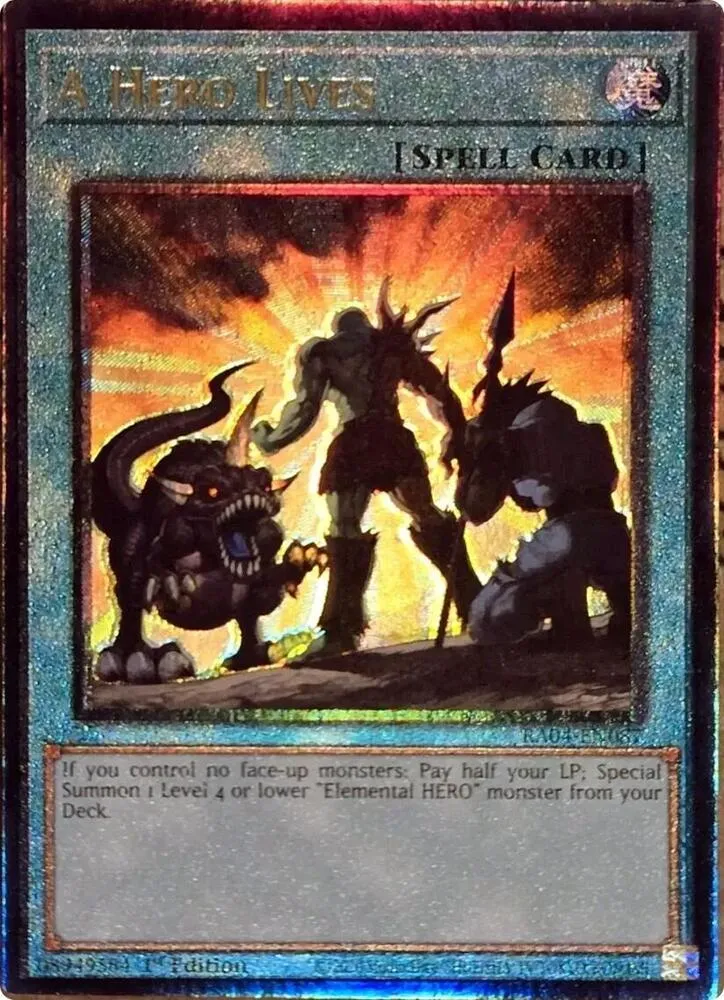 A Hero Lives — Quarter Century Stampede — Yu-Gi-Oh!