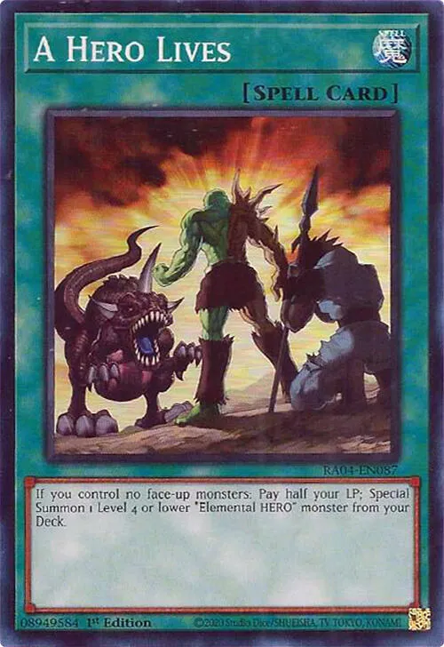 A Hero Lives — Quarter Century Stampede — Yu-Gi-Oh!