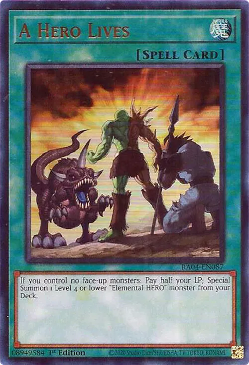 A Hero Lives — Quarter Century Stampede — Yu-Gi-Oh!