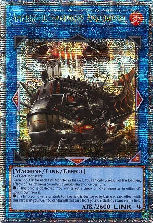 Amphibious Swarmship Amblowhale — Quarter Century Stampede — Yu-Gi-Oh!