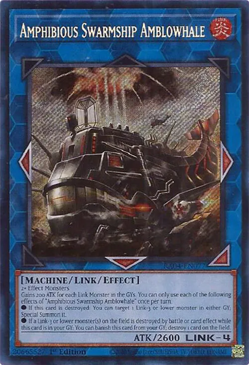 Amphibious Swarmship Amblowhale — Quarter Century Stampede — Yu-Gi-Oh!